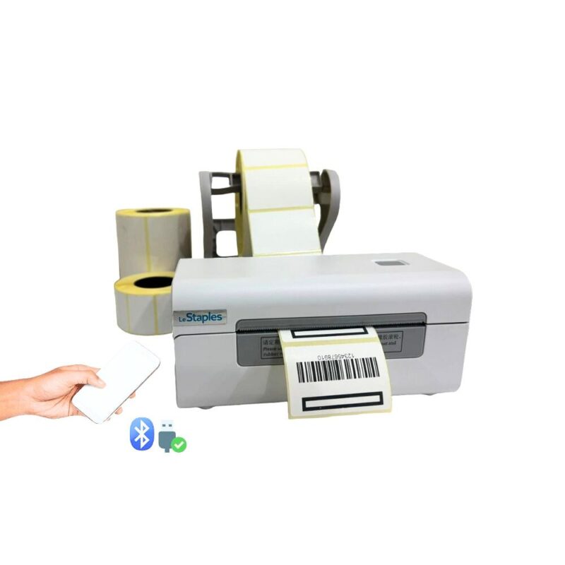 LeStaples Thermal Label Printer . Ls-D465B | USB+BT