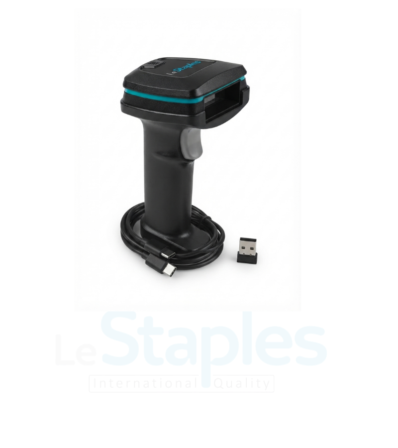 LeStaples 2D Wireless (2.4G) Barcode Scanner – LS A9522SR